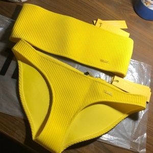 Triangl Yellow Twinnie bikini